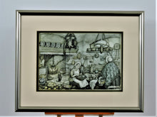 Charger l'image dans la galerie, Paper Tole - 3D - Decoupage - Anton Pieck - Green Kitchen Scene