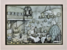 Charger l'image dans la galerie, Paper Tole - 3D - Decoupage - Anton Pieck - Green Kitchen Scene