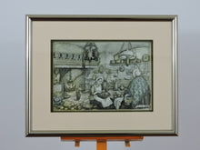 Charger l'image dans la galerie, Paper Tole - 3D - Decoupage - Anton Pieck - Green Kitchen Scene