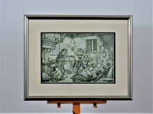 Charger l'image dans la galerie, Paper Tole - 3D - Decoupage - Anton Pieck - Green School Room