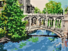 Charger l'image dans la galerie, MXB Crafts - Coats & Anchor Tapisserie Wool - "Bridge of Sighs" Cambridge No. B528