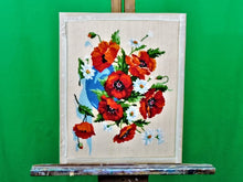 Charger l'image dans la galerie, MXB Crafts - Needlepoint - Poppies in Flower Pot