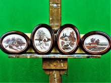 Charger l'image dans la galerie, MXB Crafts - Needlepoint - Framed Country Scenes x 4