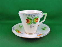 Load image into Gallery viewer, Tea Cup - Delphine - #1812 - Fine Bone China Tea Cup and Matching Saucer