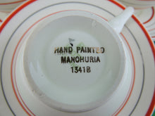 Charger l'image dans la galerie, Tea Cup - Myott, Son & Co Ltd - Manchuria 1341B - Hand Painted - China Tea Cup and Saucer