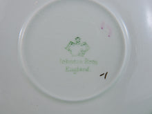 Charger l'image dans la galerie, Tea Cup - Johnson Bro. - White with Floral Band - Fine Bone China Tea Cup and Matching Saucer