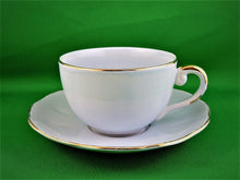 Charger l'image dans la galerie, Tea Cup - Royal Leighton - Pastel Blue - Fine Bone China Tea Cup and Matching Saucer