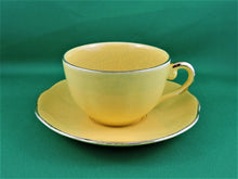 Charger l'image dans la galerie, Tea Cup - Royal Leighton - Yellow - Fine Bone China Tea Cup and Matching Saucer