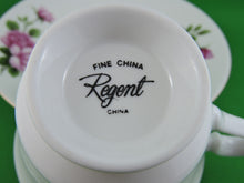 Charger l'image dans la galerie, Tea Cup - Regent -  Pink Roses - Fine Bone China Tea Cup and Matching Saucer