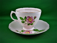 Charger l'image dans la galerie, Tea Cup - Royal Vale - Pink Flowers - Fine Bone China Tea Cup and Matching Saucer