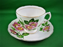 Charger l'image dans la galerie, Tea Cup - Royal Vale - Pink Flowers - Fine Bone China Tea Cup and Matching Saucer