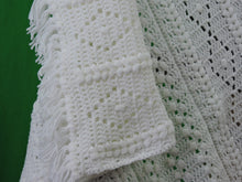 Charger l'image dans la galerie, Quilts, Afghans, etc. - Beautiful Crocheted Afghan - White