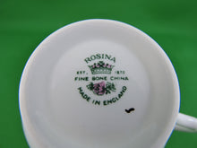 Charger l'image dans la galerie, Tea Cup - Rosina - Red Roses - Fine Bone China Tea Cup and Matching Saucer
