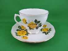Charger l'image dans la galerie, Tea Cup - Royal Vale - #7603 - Yellow Roses - Fine Bone China Tea Cup and Matching Saucer