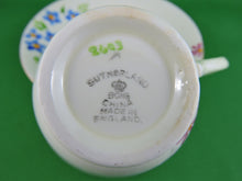 Charger l'image dans la galerie, Tea Cup - Sutherland - Multi Floral Design - Fine Bone China Tea Cup and Matching Saucer