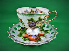 Charger l'image dans la galerie, Tea Cup - Shafford Japan - B-971 - Lusterware - Fine Bone China Tea Cup and Matching Saucer