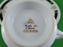 Charger l'image dans la galerie, Tea Cup - Made in China - White with Floral Design - Fine Bone China Tea Cup and Matching Saucer