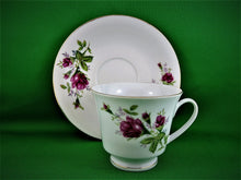 Charger l'image dans la galerie, Tea Cup - Made in China - Pink Rose Design - Fine Bone China Tea Cup and Matching Saucer