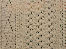 Load image into Gallery viewer, Quilts, Afghans, etc. - Beautiful Crocheted Afghan - Ecru/Ivory
