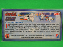 Charger l'image dans la galerie, Coca-Cola Memorabilia - 1996 - Coca-Cola Collector Card - Polar Bears - PB-6