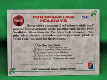 Charger l'image dans la galerie, Coca-Cola Memorabilia - 1993 - Coca-Cola Collector Card - Foil - Santa 1956 - S-6