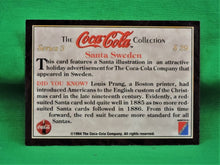 Charger l'image dans la galerie, Coca-Cola Memorabilia - 1994 - Coca-Cola Collector Card - Santa Sweden - S29
