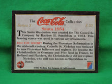 Charger l'image dans la galerie, Coca-Cola Memorabilia - 1994 - Coca-Cola Collector Card - Santa 1954 - S22