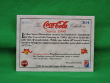 Charger l'image dans la galerie, Coca-Cola Memorabilia - 1994 - Coca-Cola Collector Card - Foil - Santa 1960 - S14