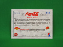 Load image into Gallery viewer, Coca-Cola Memorabilia - 1994 - Coca-Cola Collector Card - Foil - Santa 1952 - S16