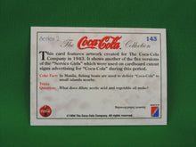 Charger l'image dans la galerie, Coca-Cola Memorabilia - 1994 - Coca-Cola Collector Card - Series 2 - #143 and #144