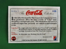 Charger l'image dans la galerie, Coca-Cola Memorabilia - 1994 - Coca-Cola Collector Card - Series 2 - #108 and #109