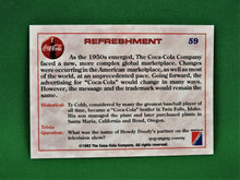 Charger l'image dans la galerie, Coca-Cola Memorabilia - 1993 - Coca-Cola Collector Cards - #58, #59 and #53