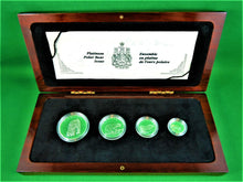 Charger l'image dans la galerie, Currency - Platinum 4 Coin Set - 1990 - RCM - Canadian Polar Bear Issue