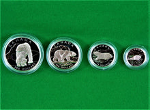 Charger l'image dans la galerie, Currency - Platinum 4 Coin Set - 1990 - RCM - Canadian Polar Bear Issue