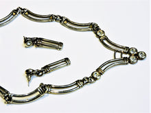 Load image into Gallery viewer, Jewelry - Choker Necklace and Earrings Set - Metal and Rhinestones