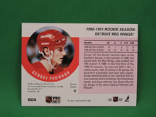 Charger l'image dans la galerie, Collector Cards - 1990 - Pro Set - #604 - Sergei Fedorov - Rookie