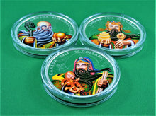 Charger l'image dans la galerie, Currency - Silver 3 Coin Set - 2018 - RCM - The San Xing Gods