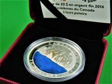 Charger l'image dans la galerie, Currency - Silver Coin - $20 - 2016 - RCM - Iconic Canada - The Polar Bear