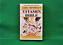 Load image into Gallery viewer, Book - JAE - 1995 - Vitamin Bible - by Earl Mindell
