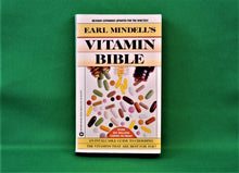 Load image into Gallery viewer, Book - JAE - 1995 - Vitamin Bible - by Earl Mindell