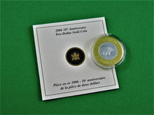 Load image into Gallery viewer, Currency - Gold Coin - $2 - 2006 - RCM - 10th Anniversary - Two Dollar Coin
