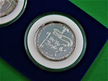 Charger l'image dans la galerie, Currency - Silver 2 Coin Set - 1986 - US - Charleston Mint - Statue of Liberty and Constitution