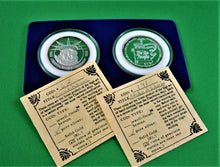 Charger l'image dans la galerie, Currency - Silver 2 Coin Set - 1986 - US - Charleston Mint - Statue of Liberty and Constitution