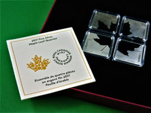 Charger l'image dans la galerie, Currency - Silver 4 Coin Set - $3 - 2017 - RCM - Maple Leaf Quartet