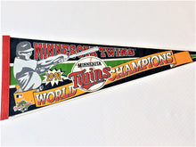 Load image into Gallery viewer, Pennant Flag - Minnesota Twins - 1991 World Series Champions