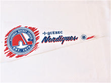 Load image into Gallery viewer, Pennant Flag - Quebec Nordiques