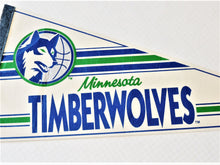 Load image into Gallery viewer, Pennant Flag - Minnesota Timberwolves
