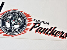 Load image into Gallery viewer, Pennant Flag - Florida Panthers