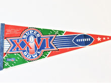 Load image into Gallery viewer, Pennant Flag - Super Bowl XXVI