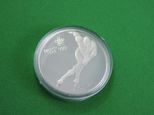 Load image into Gallery viewer, Currency - Silver Coin - $20 - 1985 - Royal Canadian Mint - Olympic Winter Games - Coin 2 - Speed Skating
